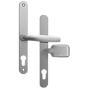 ASEC 68mm Lever Pad UPVC Door Furniture With Snib