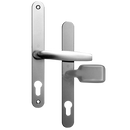 ASEC 68mm Lever Pad UPVC Door Furniture With Snib