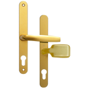 ASEC 68mm Lever Pad UPVC Door Furniture With Snib
