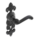 ASEC Antique Style Lock Handle Fancy