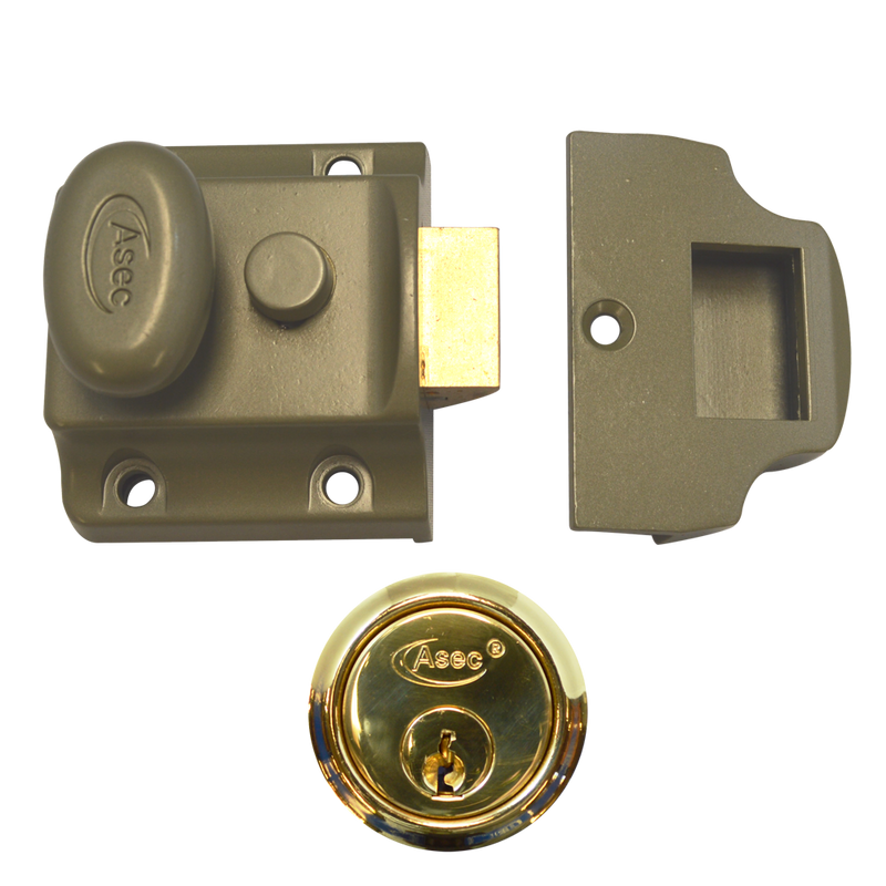 ASEC Traditional Non-Deadlocking Nightlatch
