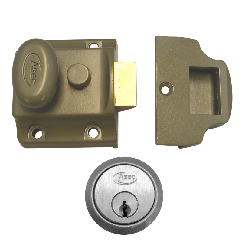 ASEC Traditional Non-Deadlocking Nightlatch