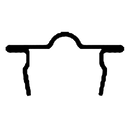 ASEC 21mm Snap In Patio Track