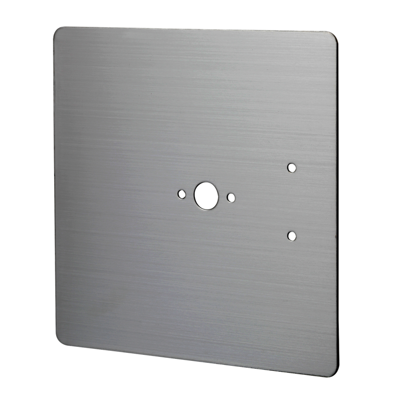 ASEC Stainless Steel Cubicle Retro-Fit Plate To Cover Fixing Holes