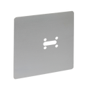 ASEC Satin Anodised Aluminium Cubicle Retro-Fit Plate To Cover Fixing Holes