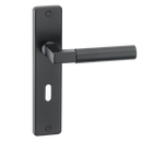 ASEC URBAN San Diego Lever on Plate Lock Door Furniture Ebony