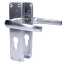 ASEC Stafford Plate Furniture Lever Euro Lock Handle