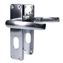 ASEC Stafford Plate Furniture Lever Oval Lock Handle