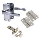 ASEC Stafford Latch Pack C/W Latch & Hinges