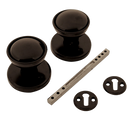 ASEC Plastic Rim/Mortice Knob Set 48mm