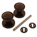 ASEC Plastic Rim/Mortice Knob Set 48mm