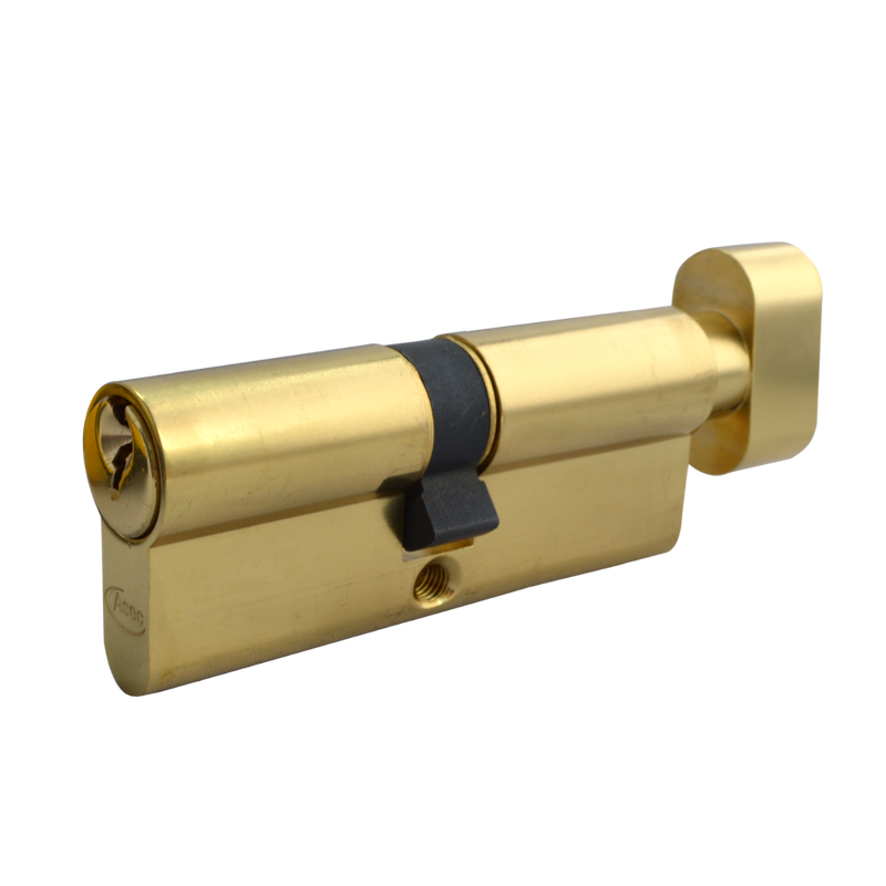 ASEC 5-Pin Euro Key & Turn Cylinder