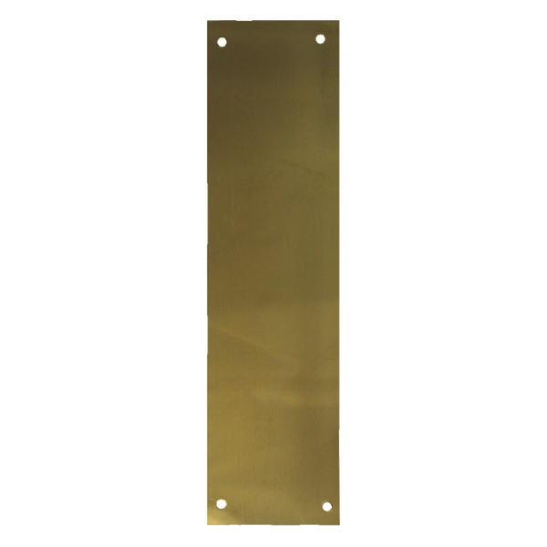 ASEC 75mm Wide Polished Brass Finger Plate