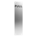 ASEC 75mm Wide Aluminium `Pull` Finger Plate