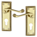 ASEC Georgian Plate Mounted Lever Lock Furniture