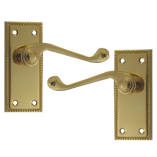 ASEC Georgian Plate Mounted Lever Furniture