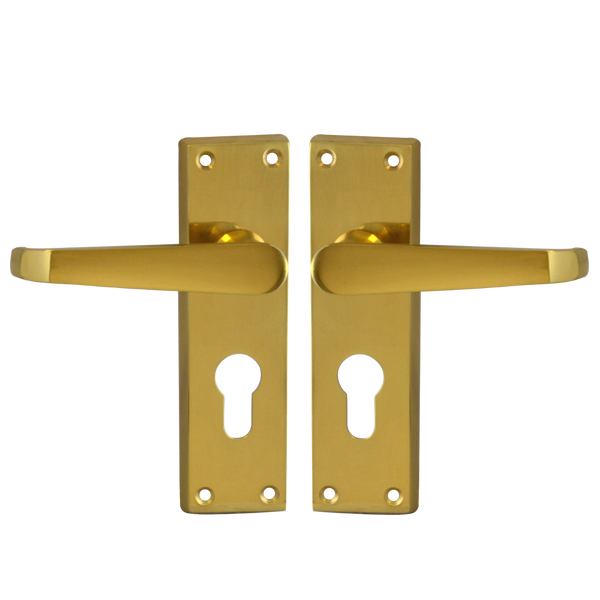 ASEC Victorian Plate Mounted Lever Furniture