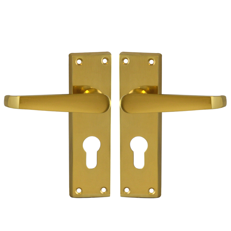 ASEC Victorian Plate Mounted Lever Furniture