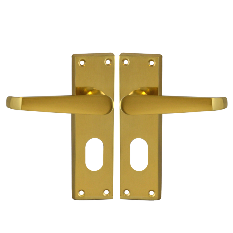 ASEC Victorian Plate Mounted Lever Furniture