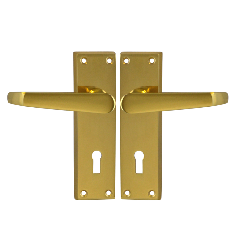 ASEC Victorian Plate Mounted Lever Furniture