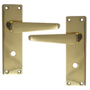 ASEC Victorian Plate Mounted Bathroom Lever Furniture