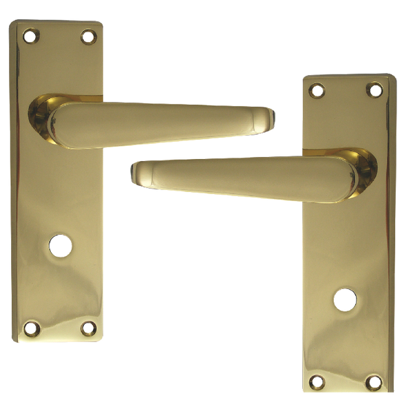 ASEC Victorian Plate Mounted Bathroom Lever Furniture