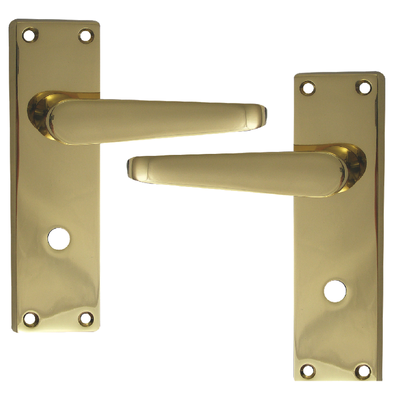 ASEC Victorian Plate Mounted Bathroom Lever Furniture