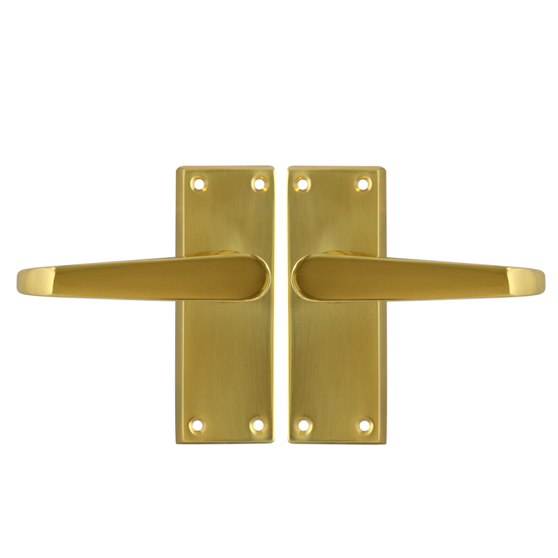ASEC Victorian Plate Mounted Lever Furniture