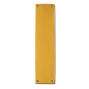 ASEC Victorian 70mm Wide Polished Brass Finger Plate