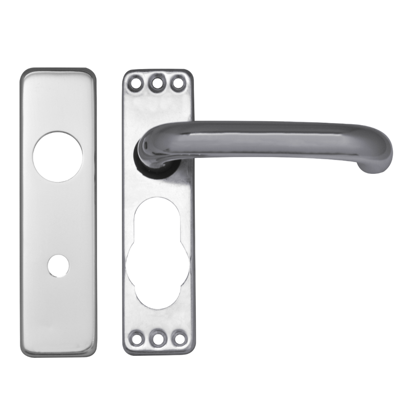 ASEC Plate Mounted Aluminium Lever Furniture