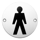 ASEC Aluminium Metal Toilet Door Sign