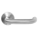 ASEC Stainless Steel Round Rose Lever Furniture