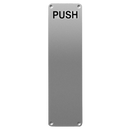 ASEC 75mm Wide Stainless Steel `Push` Finger Plate