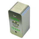 ASEC Press To Exit Narrow Style Surface Button Stainless Steel