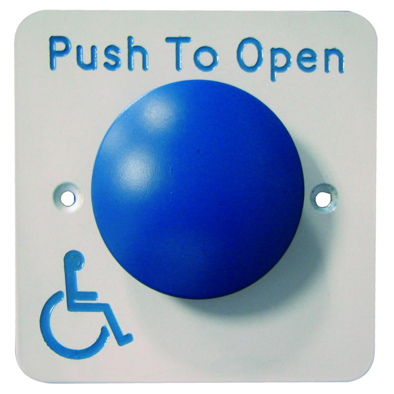 ASEC Push To Open Blue Dome DDA Exit Button