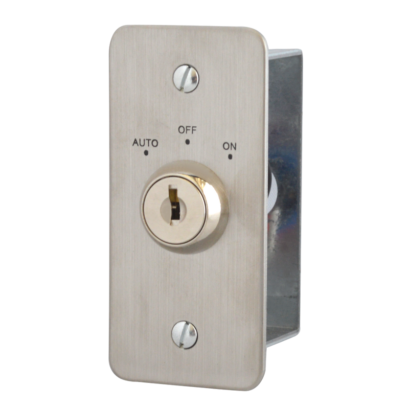 ASEC Three Position Key Switch Engraved