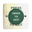 ASEC Large Green Press To Exit Dome Button