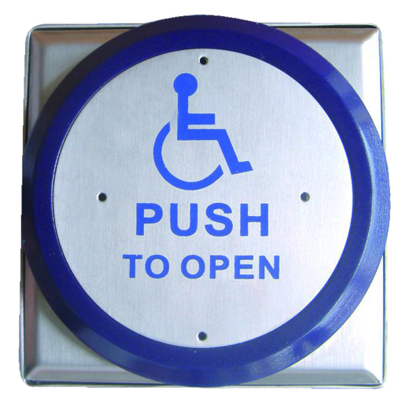 ASEC All Active Large Surface Push Plate DDA Exit Button