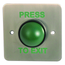 ASEC Press To Exit Green Dome Button With Tamper Proof Collar