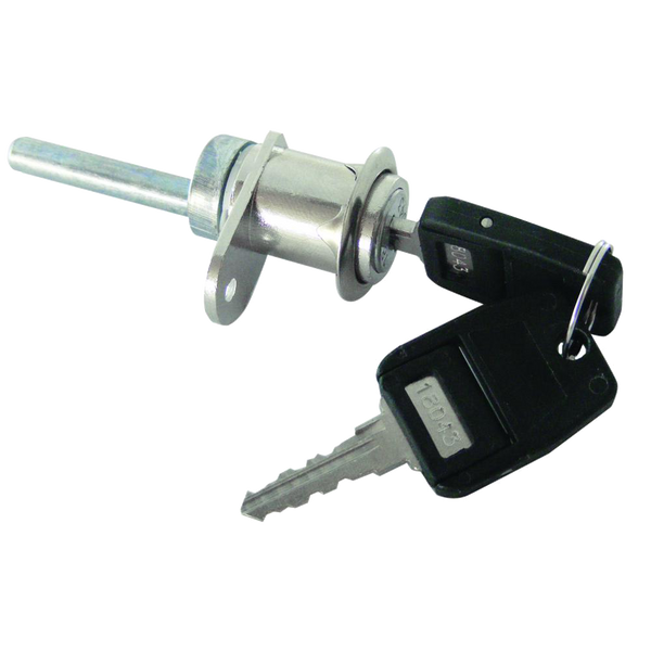 ASEC Single Flange Fix Furniture Pedestal Lock