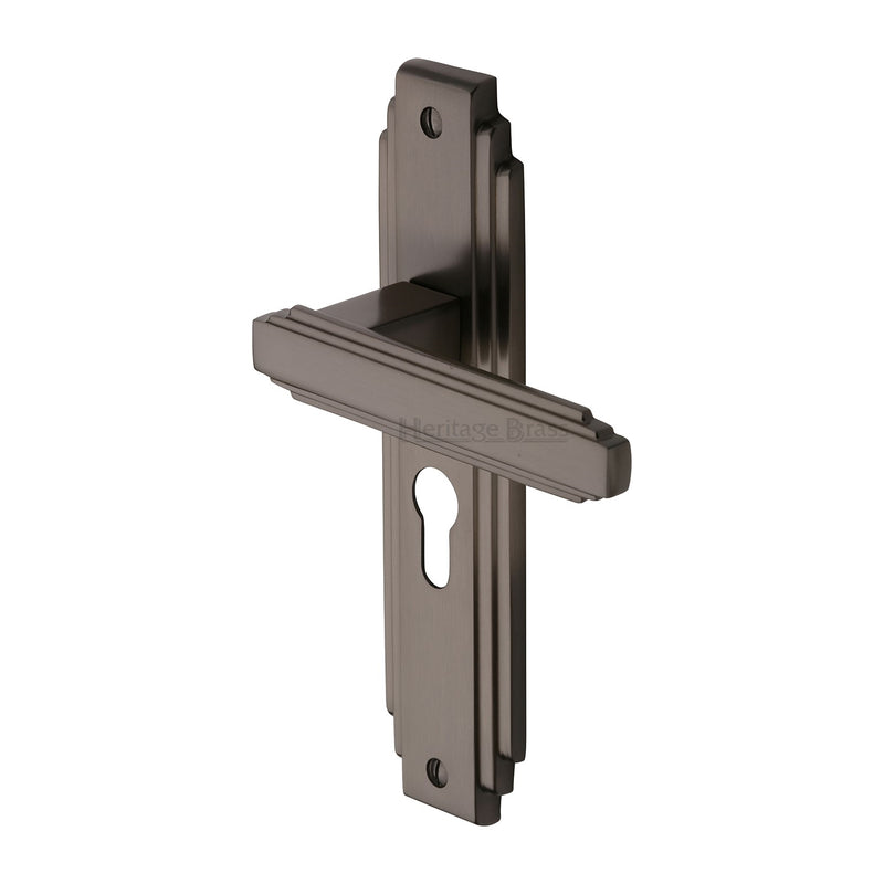 Heritage Brass Astoria Door Handle on Plate
