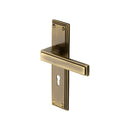 Heritage Brass Atlantis Door Handle on Plate
