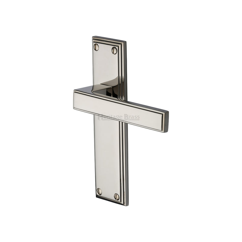 Heritage Brass Atlantis Door Handle on Plate