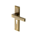 Heritage Brass Atlantis Door Handle on Plate