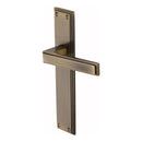 Heritage Brass Atlantis Long Door Handle on Plate