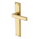 Heritage Brass Atlantis Long Door Handle on Plate