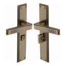 Heritage Brass Atlantis Long Door Handle on Plate