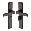 Heritage Brass Atlantis Long Door Handle on Plate