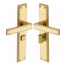 Heritage Brass Atlantis Long Door Handle on Plate