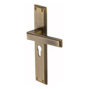 Heritage Brass Atlantis Long Door Handle on Plate